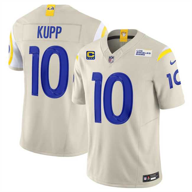 Men & Women & Youth Los Angeles Rams #10 Cooper Kupp Bone 2024 F.U.S.E With 4-Star C Patch Vapor Limited Stitched Jersey->los angeles chargers->NFL Jersey